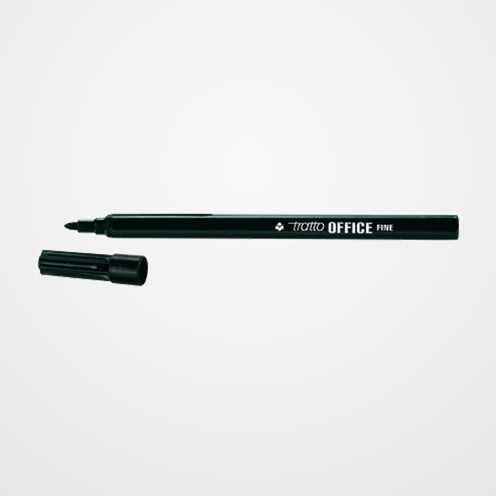 ROTULADOR FIBRA TRATTO OFFICE FINE NEGRO