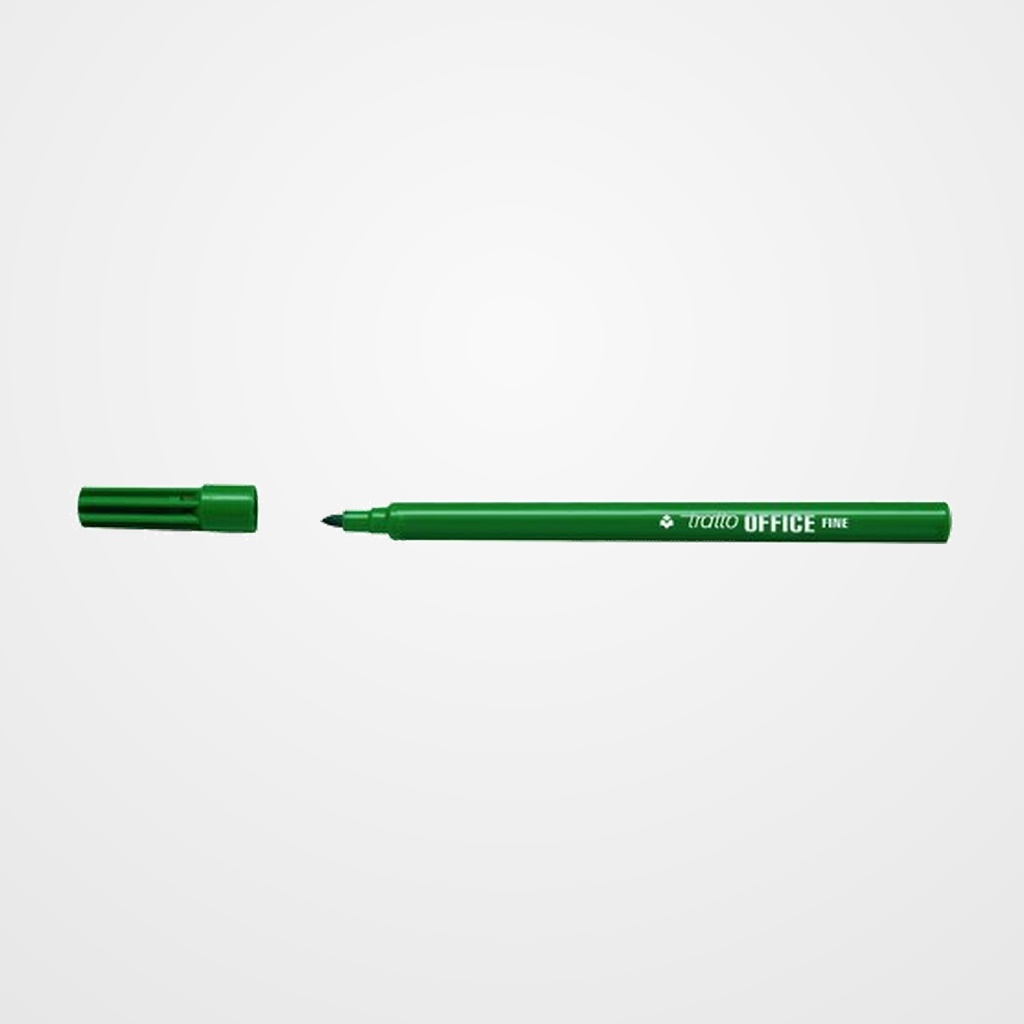 ROTULADOR FIBRA TRATTO OFFICE FINE VERDE