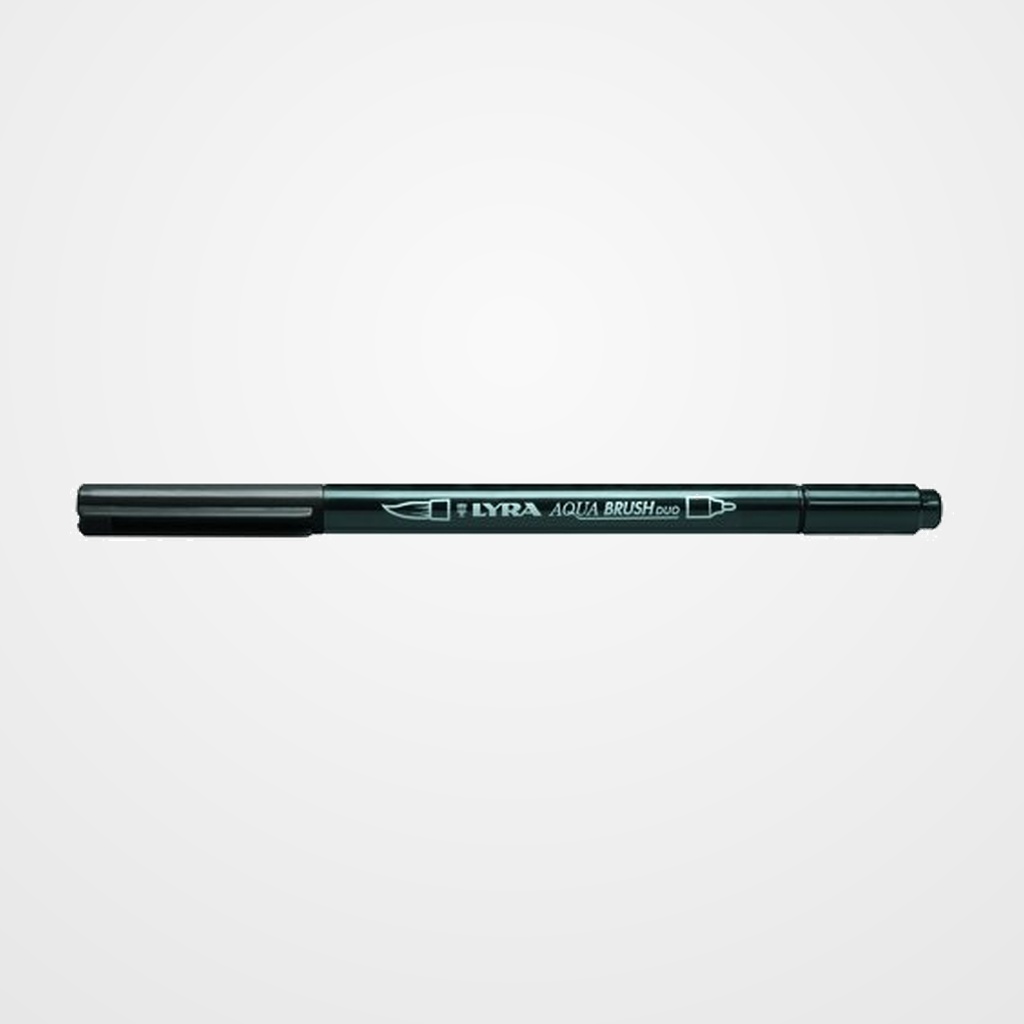 ROTULADOR LYRA AQUA BRUSH DUO Negro