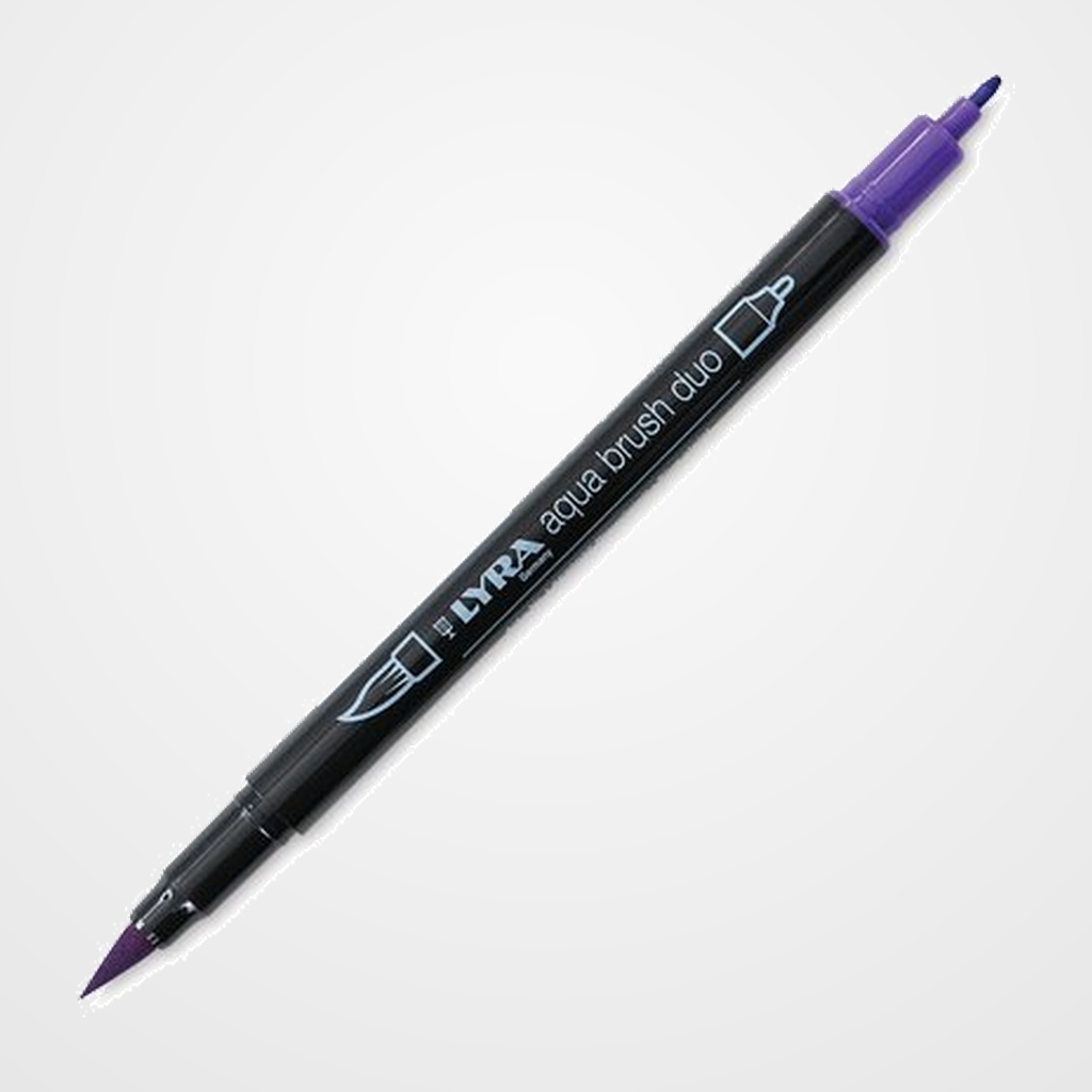 ROTULADOR LYRA AQUA BRUSH DUO Violeta Azulado