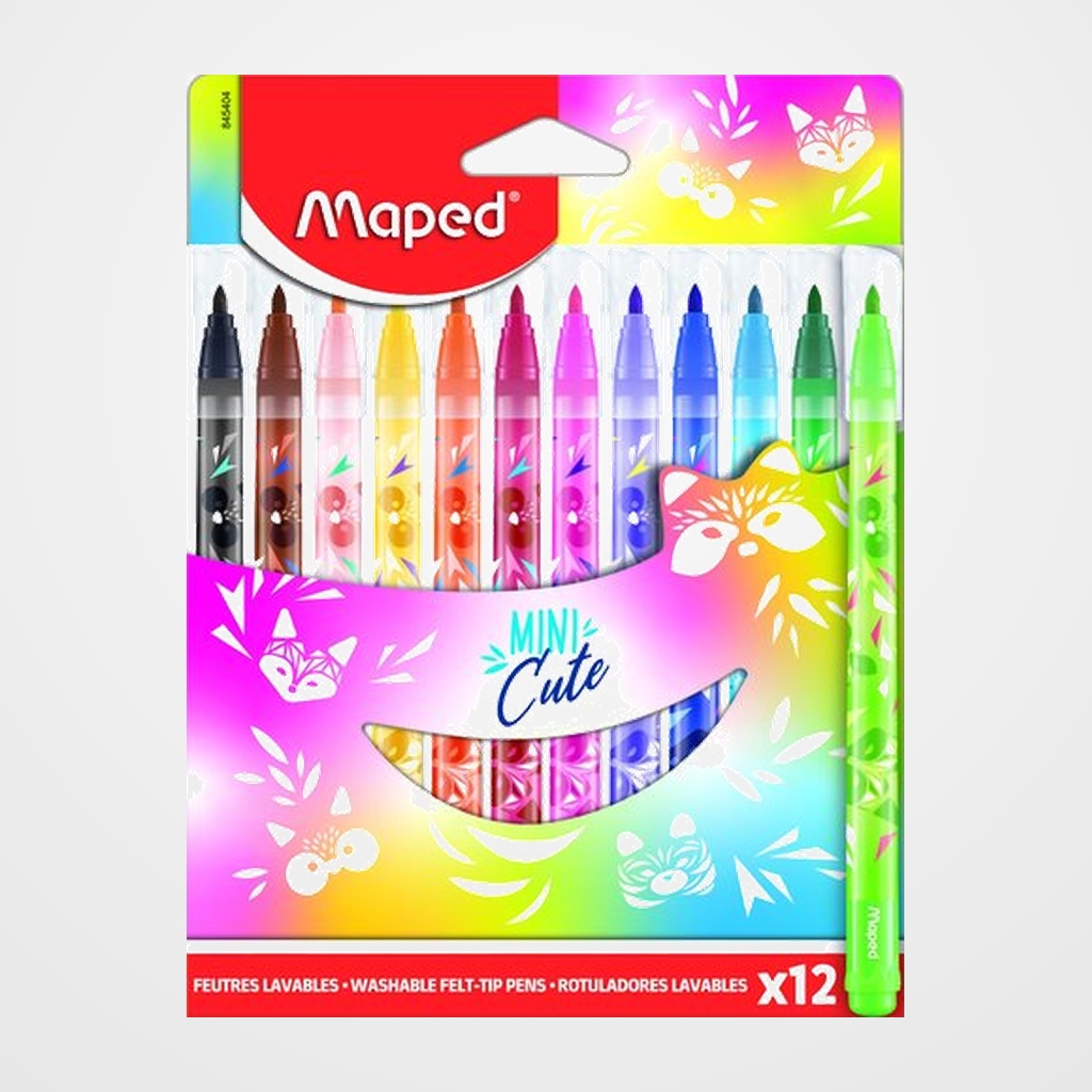 ROTULADOR MAPED MINI CUTE ESTUCHE 12