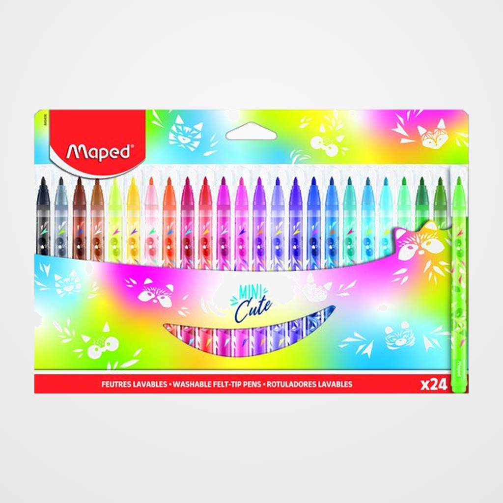 ROTULADOR MAPED MINI CUTE ESTUCHE 24