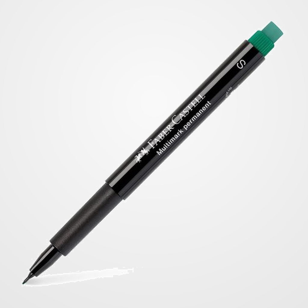 ROTULADOR PERMANENTE FABER-CASTELL MULTIMARK S  VERDE
