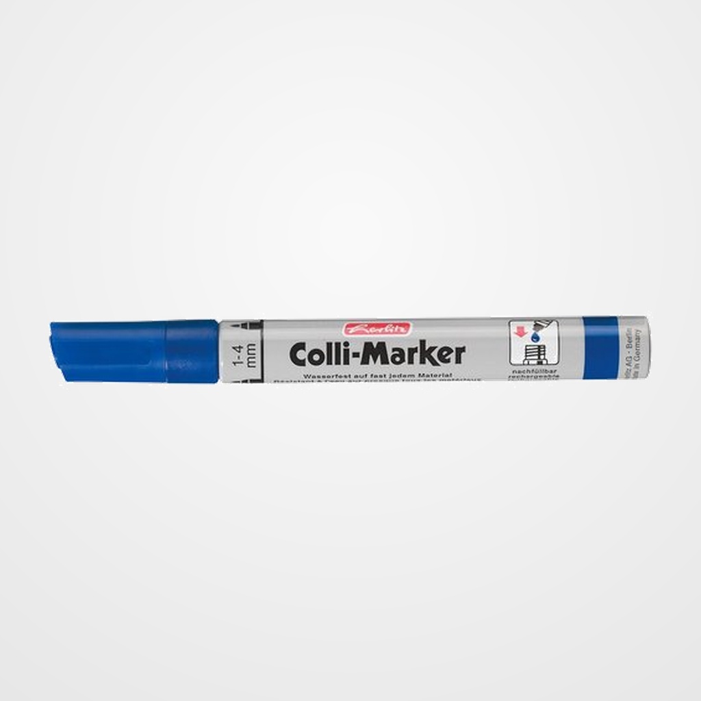 ROTULADOR PERMANENTE HERLITZ COLLI-MARKER AZUL