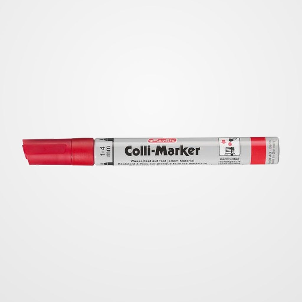 ROTULADOR PERMANENTE HERLITZ COLLI-MARKER ROJO