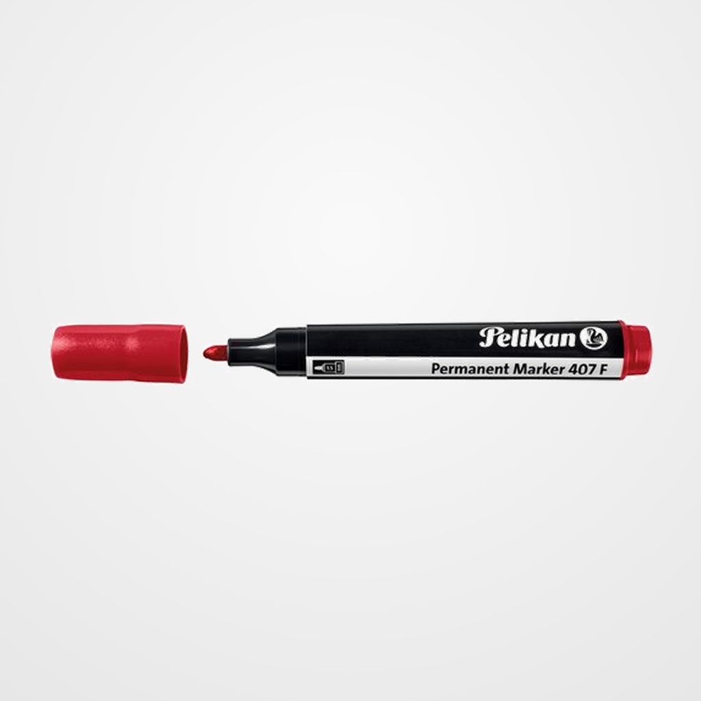 ROTULADOR PERMANENTE PELIKAN 407 F ROJO
