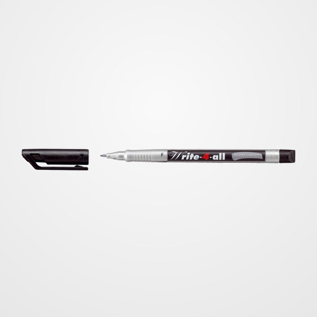 ROTULADOR PERMANENTE STABILO WRITE-4-ALL 156 (F) NEGRO