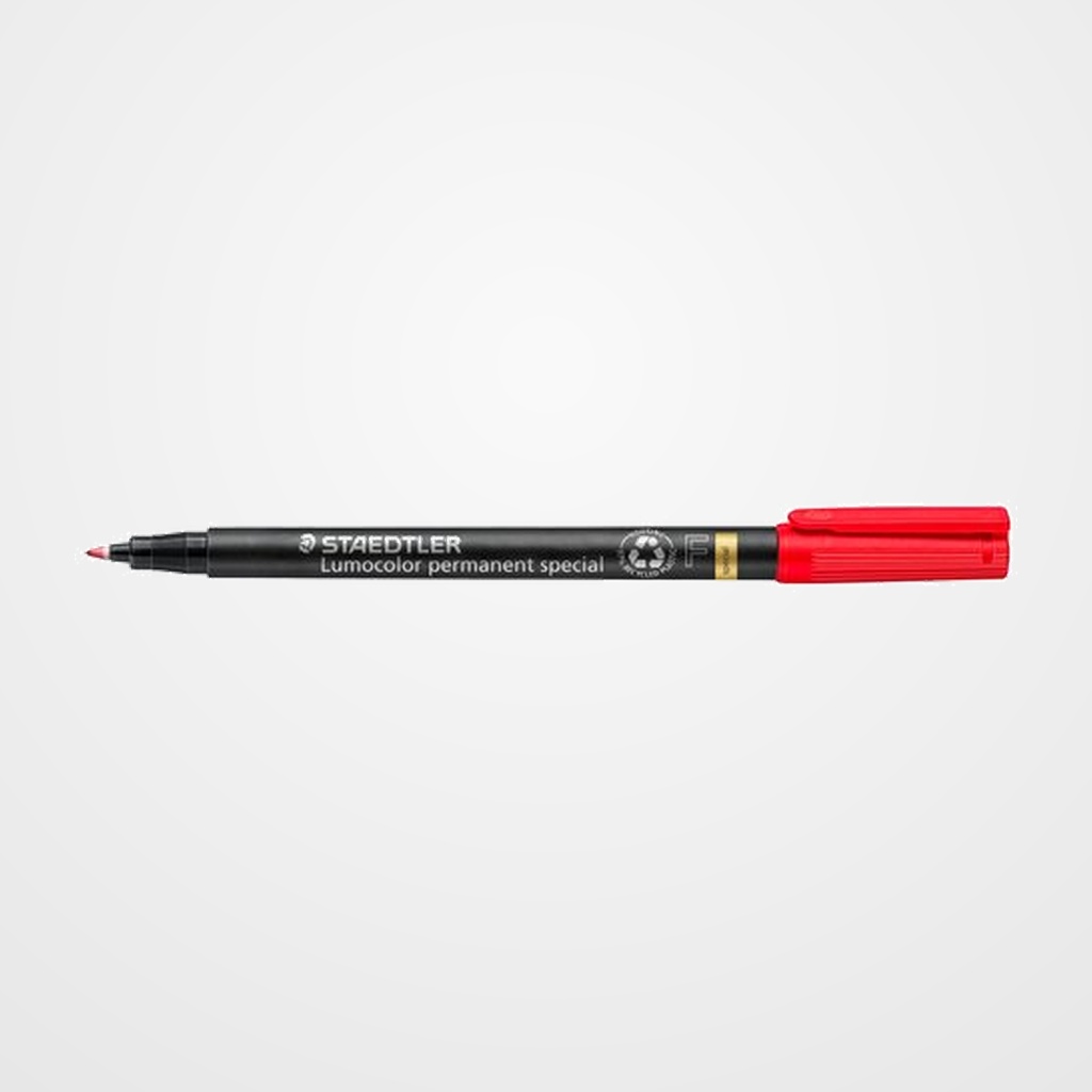 ROTULADOR PERMANENTE STAEDTLER 319 LUMOCOLOR (F)  ROJO