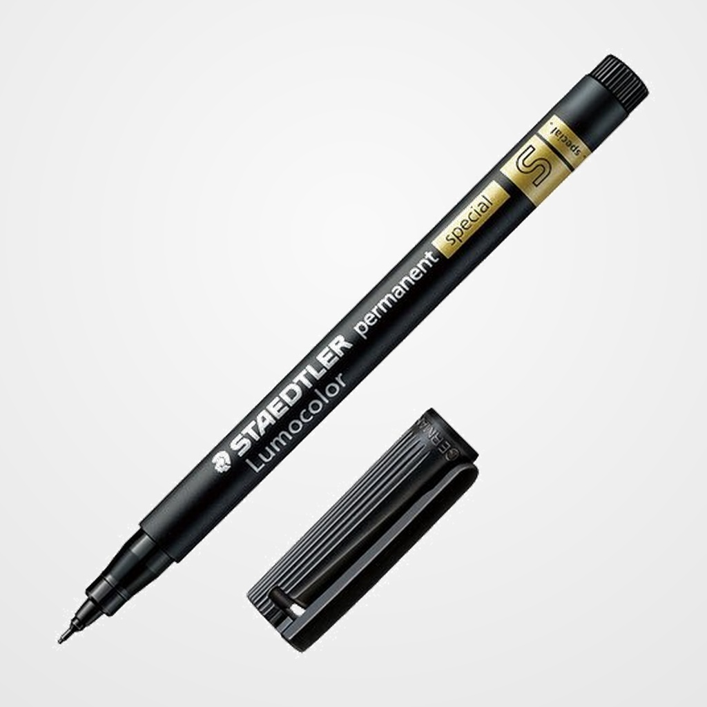 ROTULADOR PERMANENTE STAEDTLER 319 LUMOCOLOR (S)  NEGRO