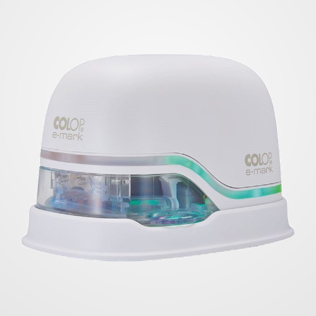 SELLO COLOP ELECTRONICO E-MARK MONTURA BLANCA