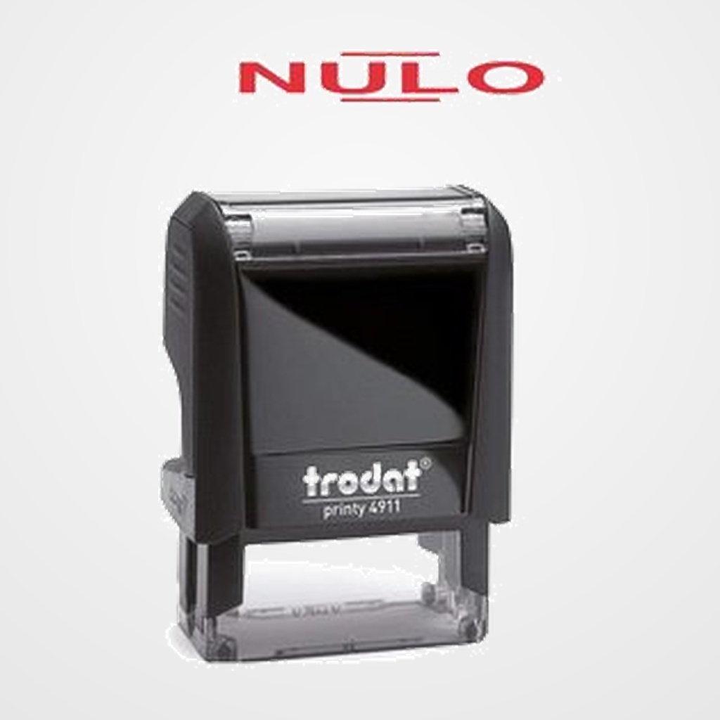 SELLO ent.AUT. TRODAT PRINTY 4911 F (38x14 mm.)  NULO  TINTA ROJA