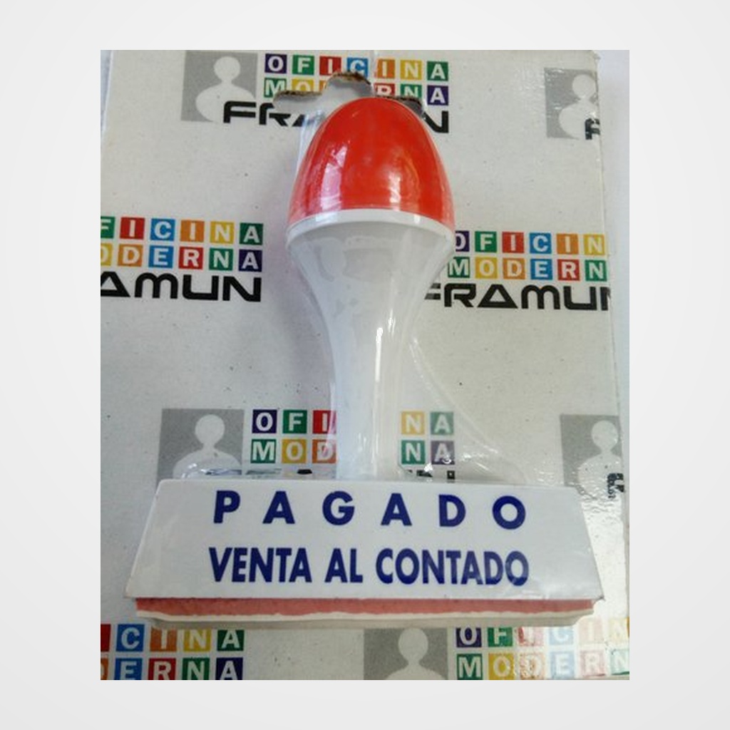 [26001029] SELLO ent.MANUAL FRAMUN  PAGADO VENTA AL CONTADO