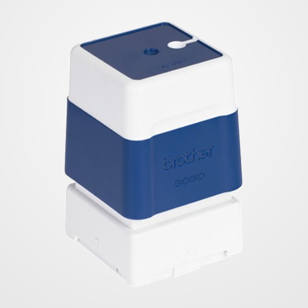 SELLO PERSONALIZ. ent.AUT. BROTHER 30x30 mm. AZUL