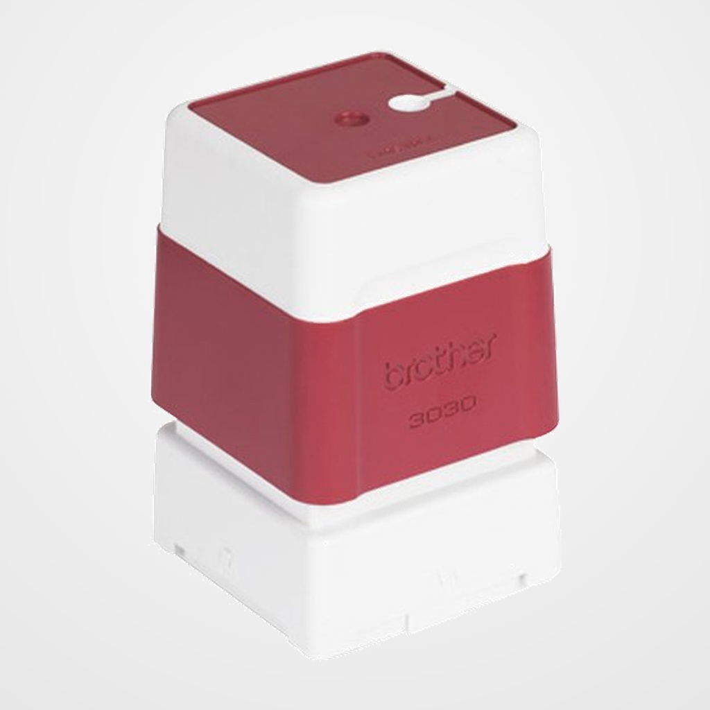 [26003025] SELLO PERSONALIZ. ent.AUT. BROTHER 30x30 mm. ROJO