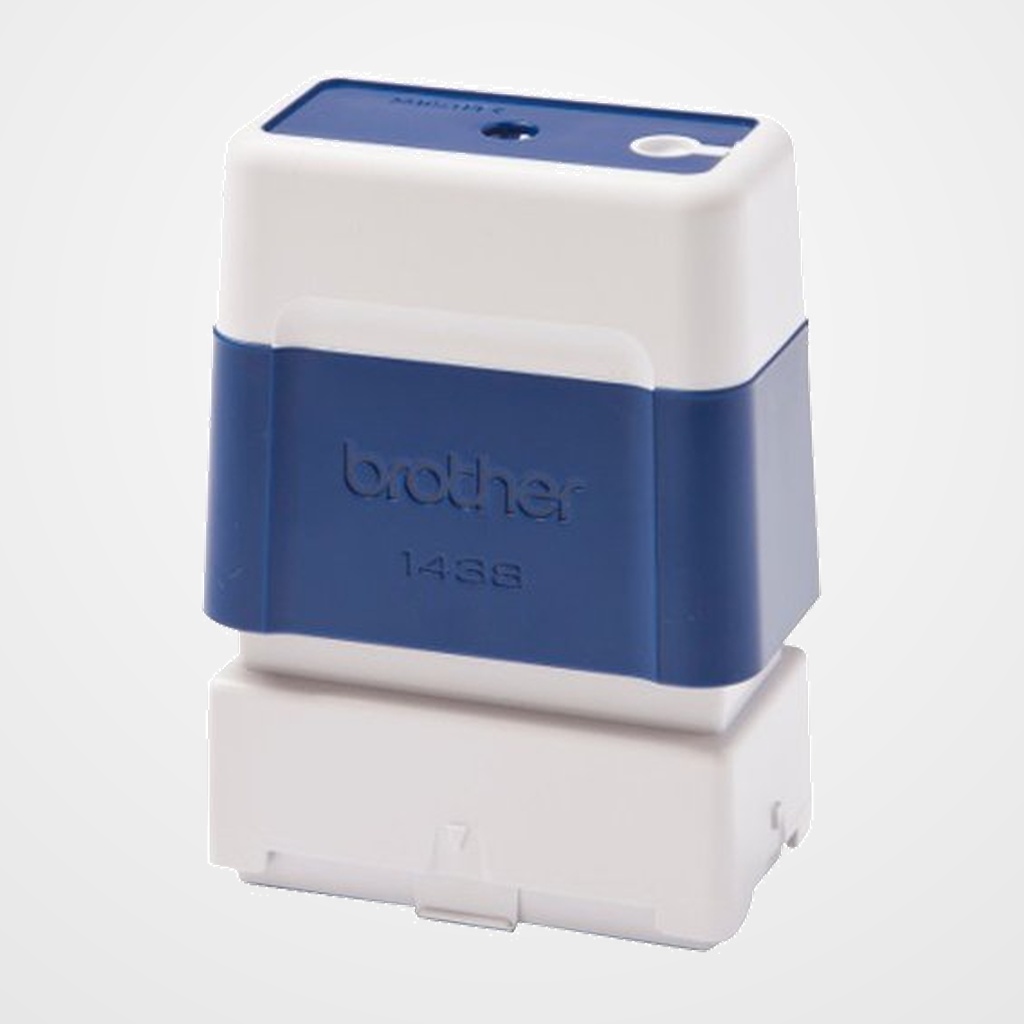 SELLO PERSONALIZ. ent.AUT. BROTHER 38x14 mm. AZUL