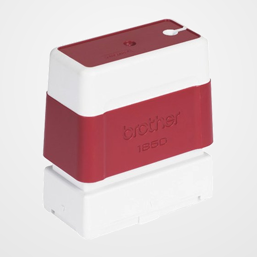 SELLO PERSONALIZ. ent.AUT. BROTHER 50x18 mm. ROJO