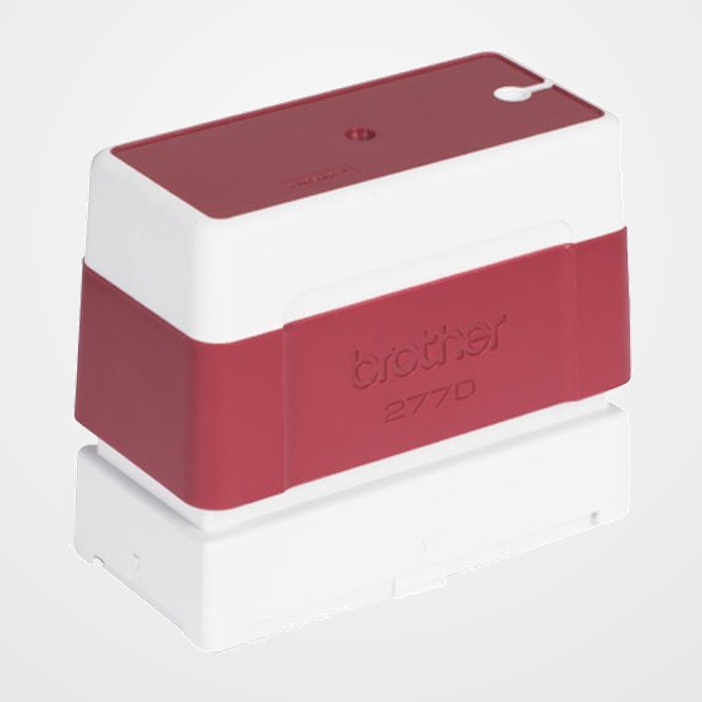 SELLO PERSONALIZ. ent.AUT. BROTHER 70x27 mm. ROJO