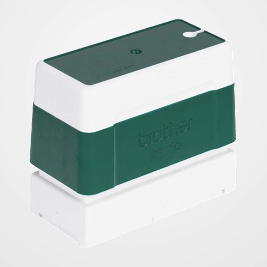 SELLO PERSONALIZ. ent.AUT. BROTHER 70x27 mm. VERDE