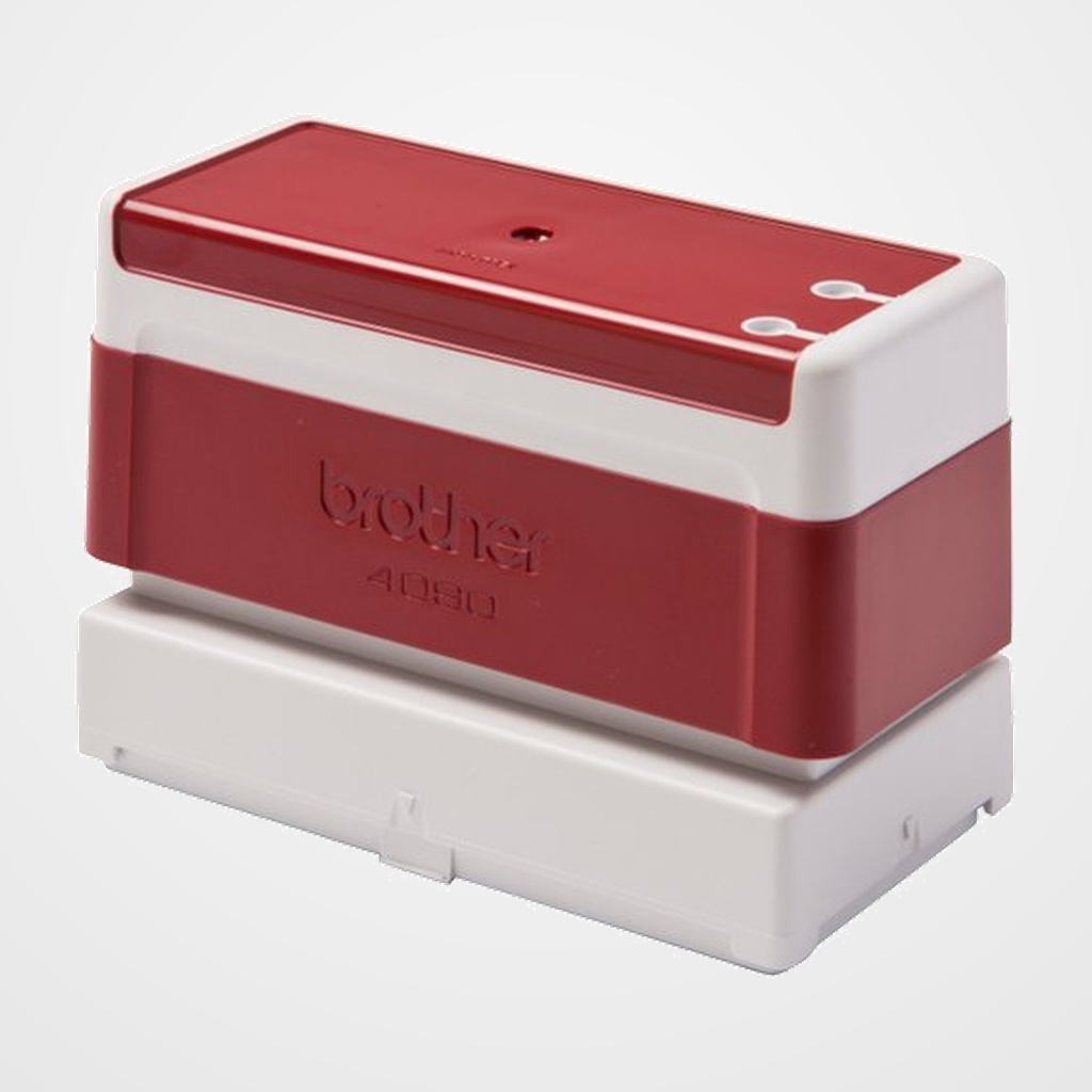 [26003045] SELLO PERSONALIZ. ent.AUT. BROTHER 90x40 mm. ROJO