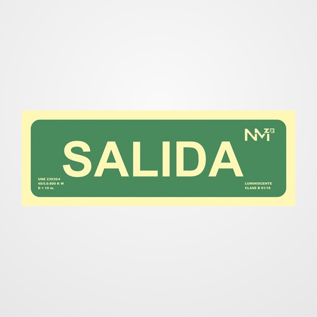 SEÑAL HOMOLOGADA SALIDA PACK DE 2