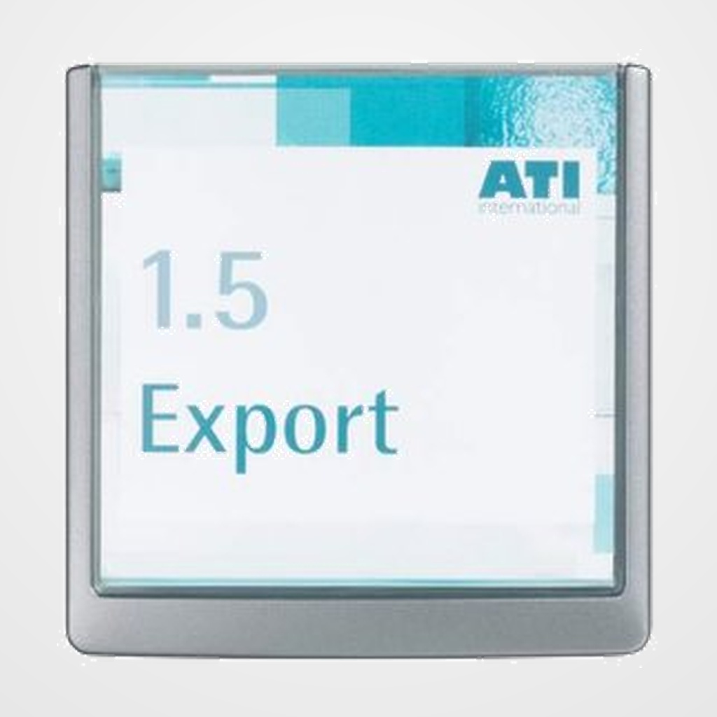 SEÑAL IDENTIFICADORA PARA PUERTAS DURABLE (CLICK SIGN) 149X148,5 COLOR GRAFITO