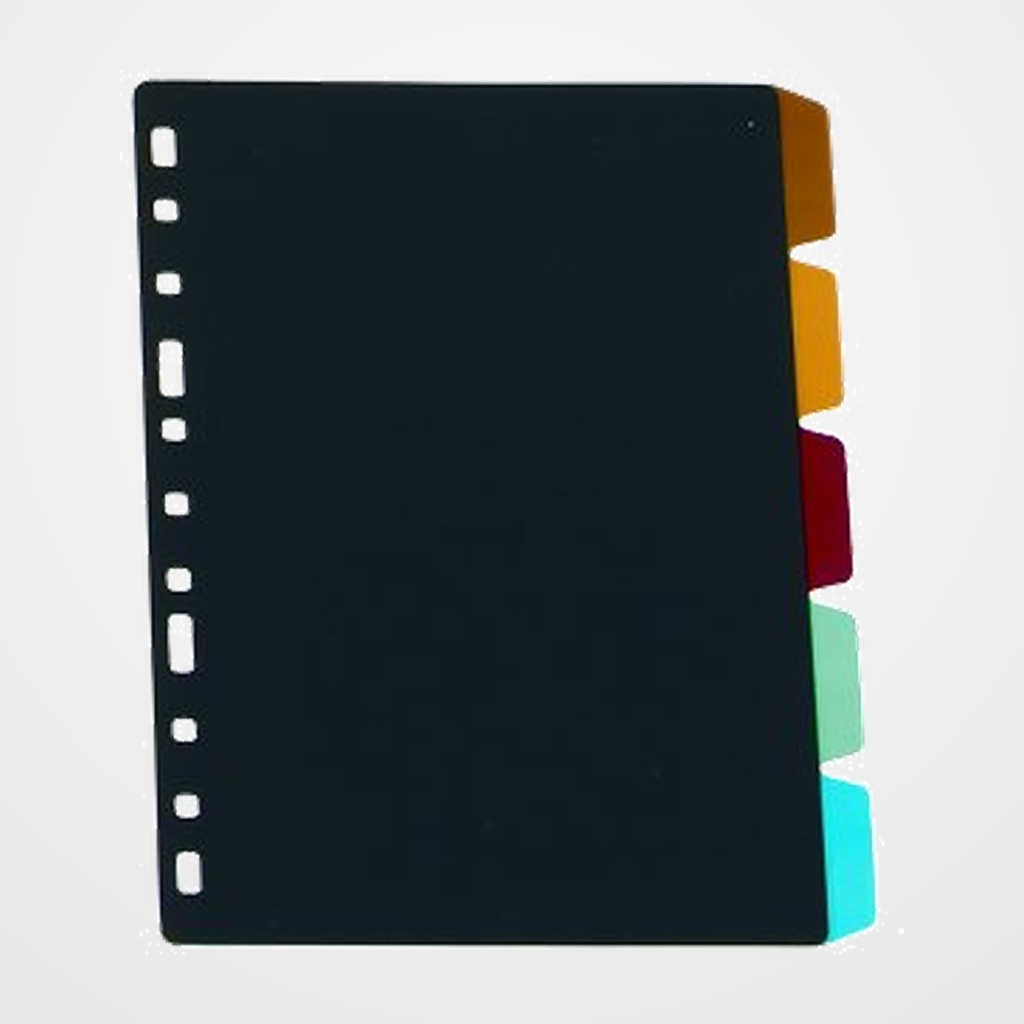 SEPARADORES IBERPLAS PVC TRANSP. Fº 10 pestañas 16 taladros