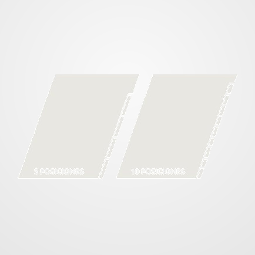 SEPARADORES MARIOLA CARTULINA A4 5 pestañas SIN TALADRO