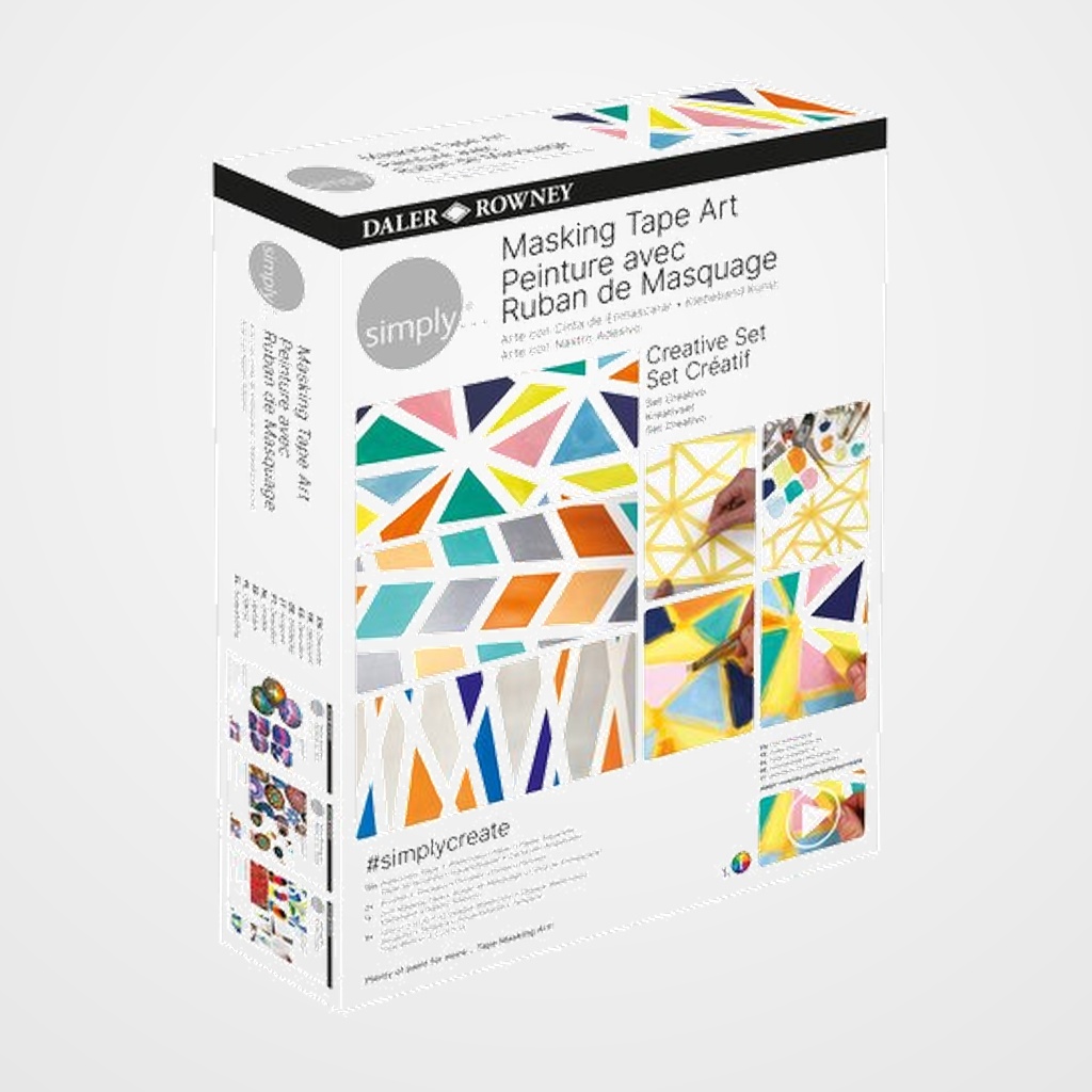SET DALER ROWNEY CREATIVO MASKING TAPE ART