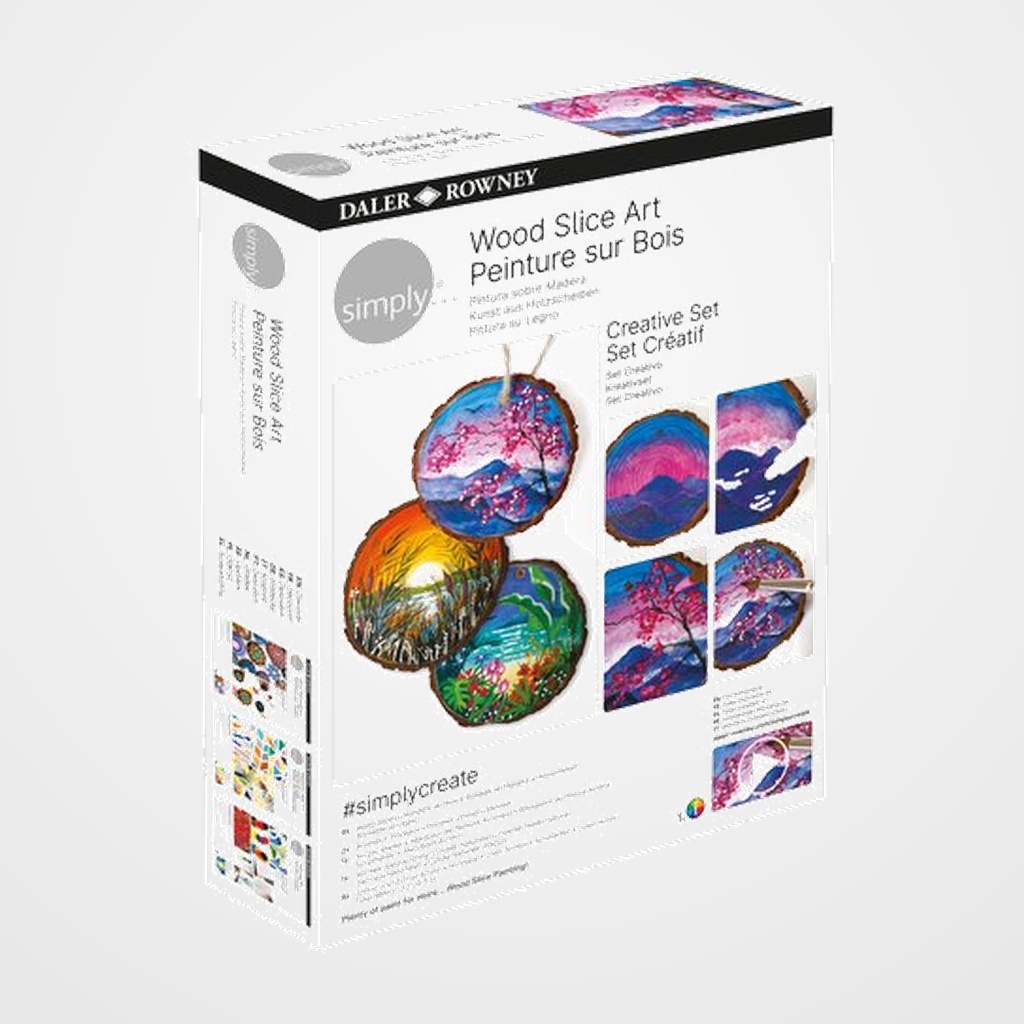 SET DALER ROWNEY CREATIVO PINTURA SOBRE MADERA