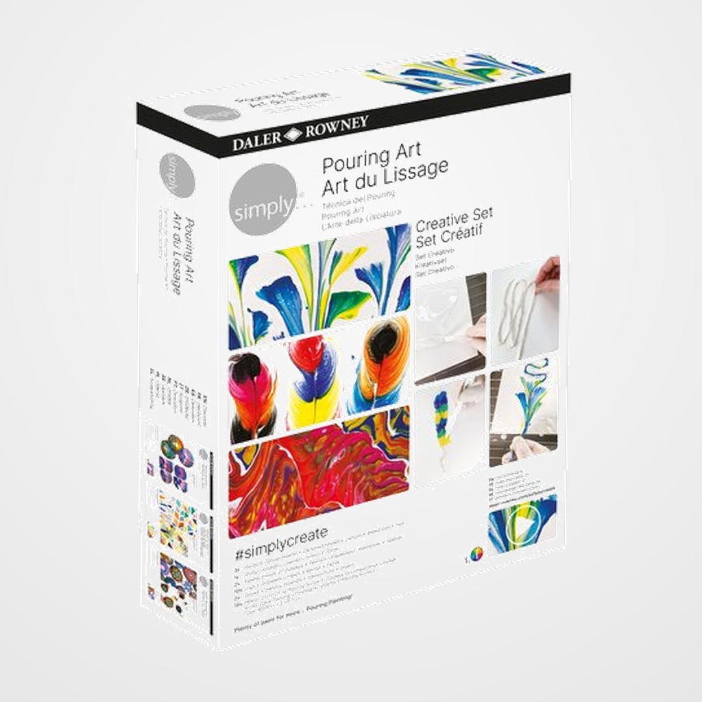 SET DALER ROWNEY CREATIVO POURING ART