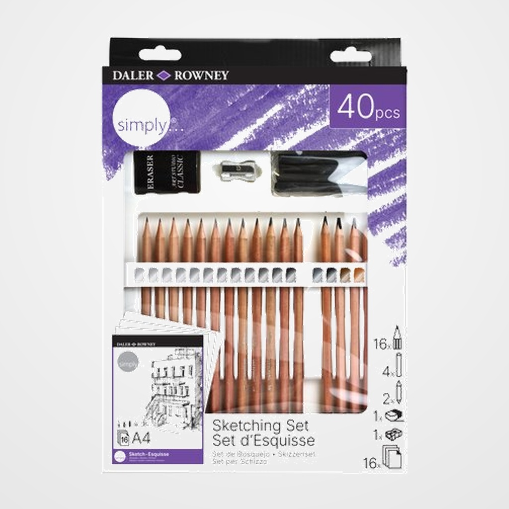 SET DALER ROWNEY ESBOZO ESTUCHE de 40