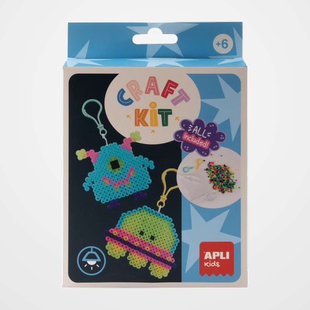 SET DE MANUALIDADES APLI KIDS CRAFT KIT LLAVERO ESPACIO (19880) (+6 años)