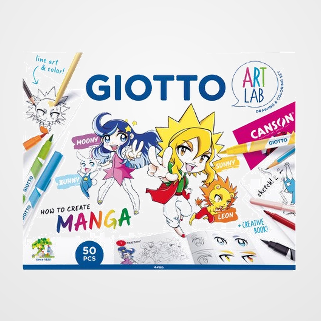 SET JUEGO GIOTTO ART LAB MANGA