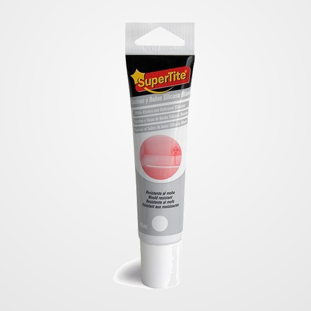 SILICONA SUPERTITE COCINA/BAÑO BLANCA 85ml