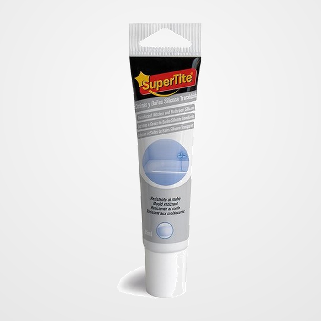 [23101277] SILICONA SUPERTITE COCINA/BAÑO TRANSLUCIDA 85ml
