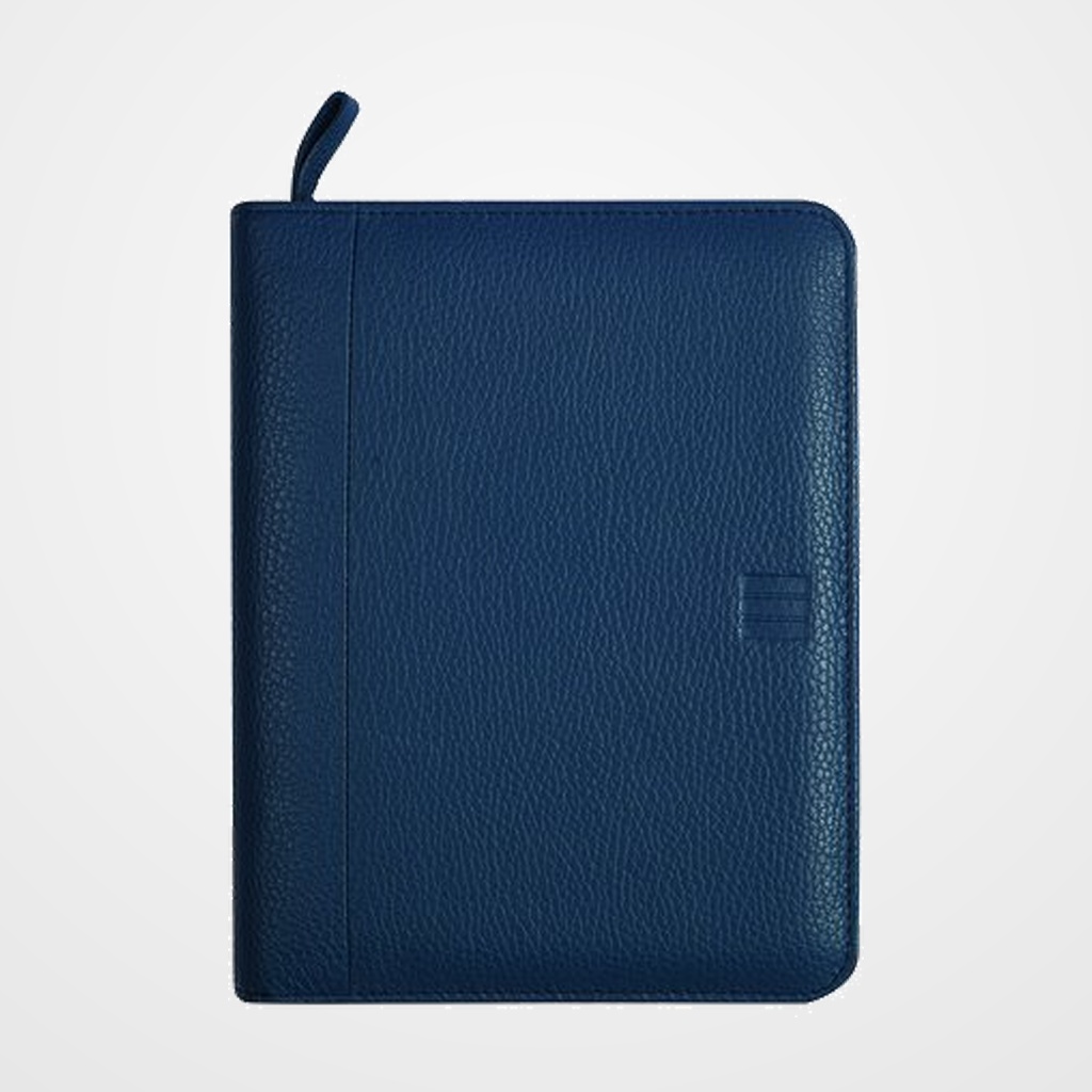AGENDA ANUAL FINOCAM OPEN PIEL CREMALLERA ANDREA 500 117x181 S/V AZUL