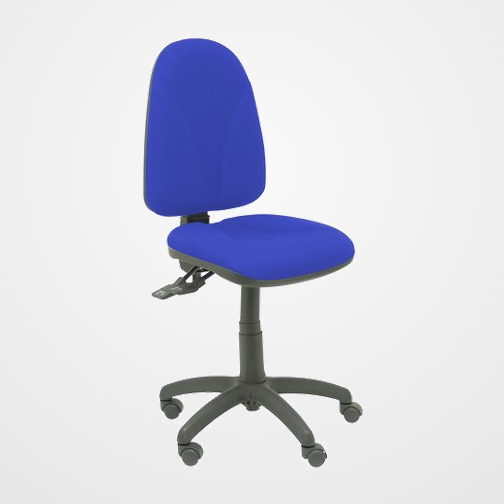 SILLA PIQUERAS Y CRESPO ALGARRA MECANISMO CONTACTO PERMANENTE CON REGULACION EN PROFUNDIDAD DEL ASIENTO Y ALTURA RESPALDO AJUSTABLE TAPIZADO BALI AZUL