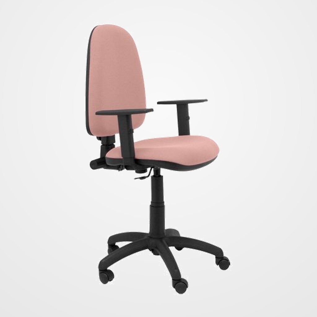 SILLA PIQUERAS Y CRESPO AYNA BRAZOS REGULABLES MECANISMO CONTACTO PERMANENTE CON REGULACION DE PROFUNDIDAD ASIENTO Y RESPALDO TAPIZADO BALI ROSA PALIDO