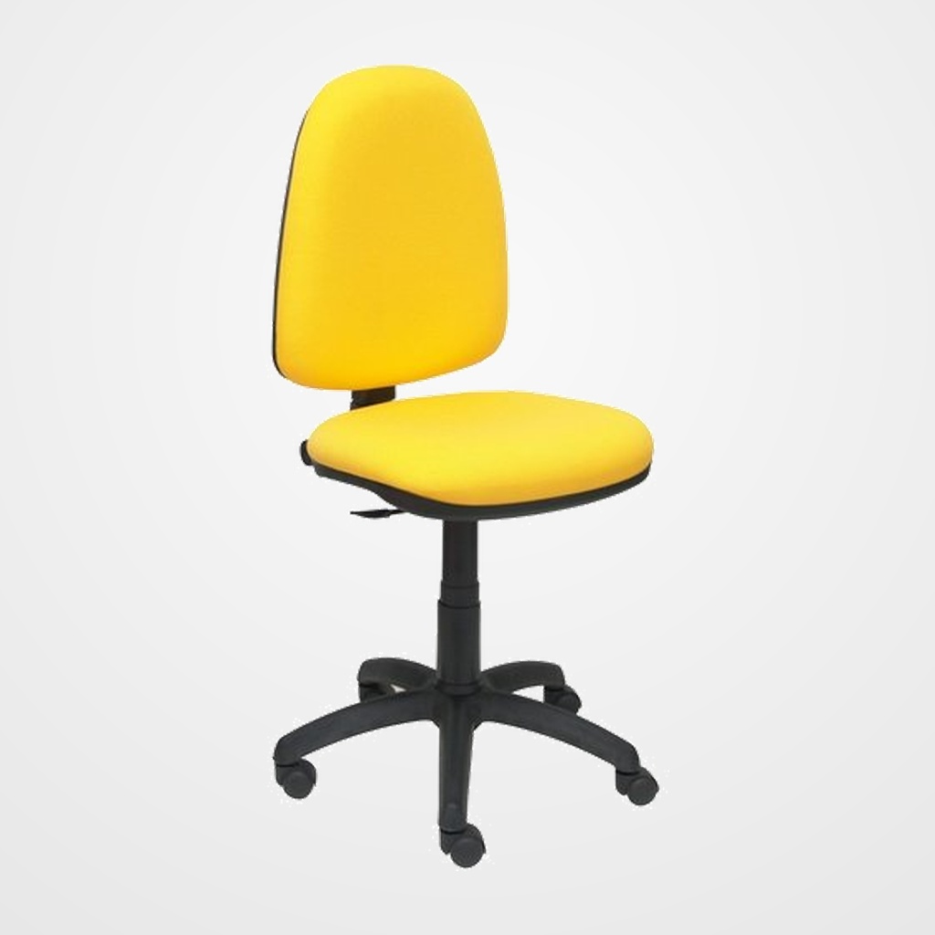 SILLA PIQUERAS Y CRESPO AYNA MECANISMO CONTACTO PERMANENTE CON REGULACION DE PROFUNDIDAD ASIENTO Y RESPALDO TAPIZADO BALI AMARILLO