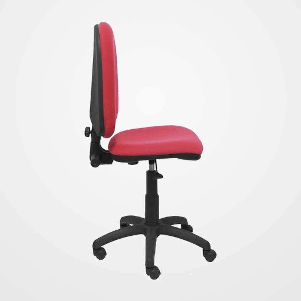 SILLA PIQUERAS Y CRESPO AYNA MECANISMO CONTACTO PERMANENTE CON REGULACION DE PROFUNDIDAD ASIENTO Y RESPALDO TAPIZADO BALI GRANATE