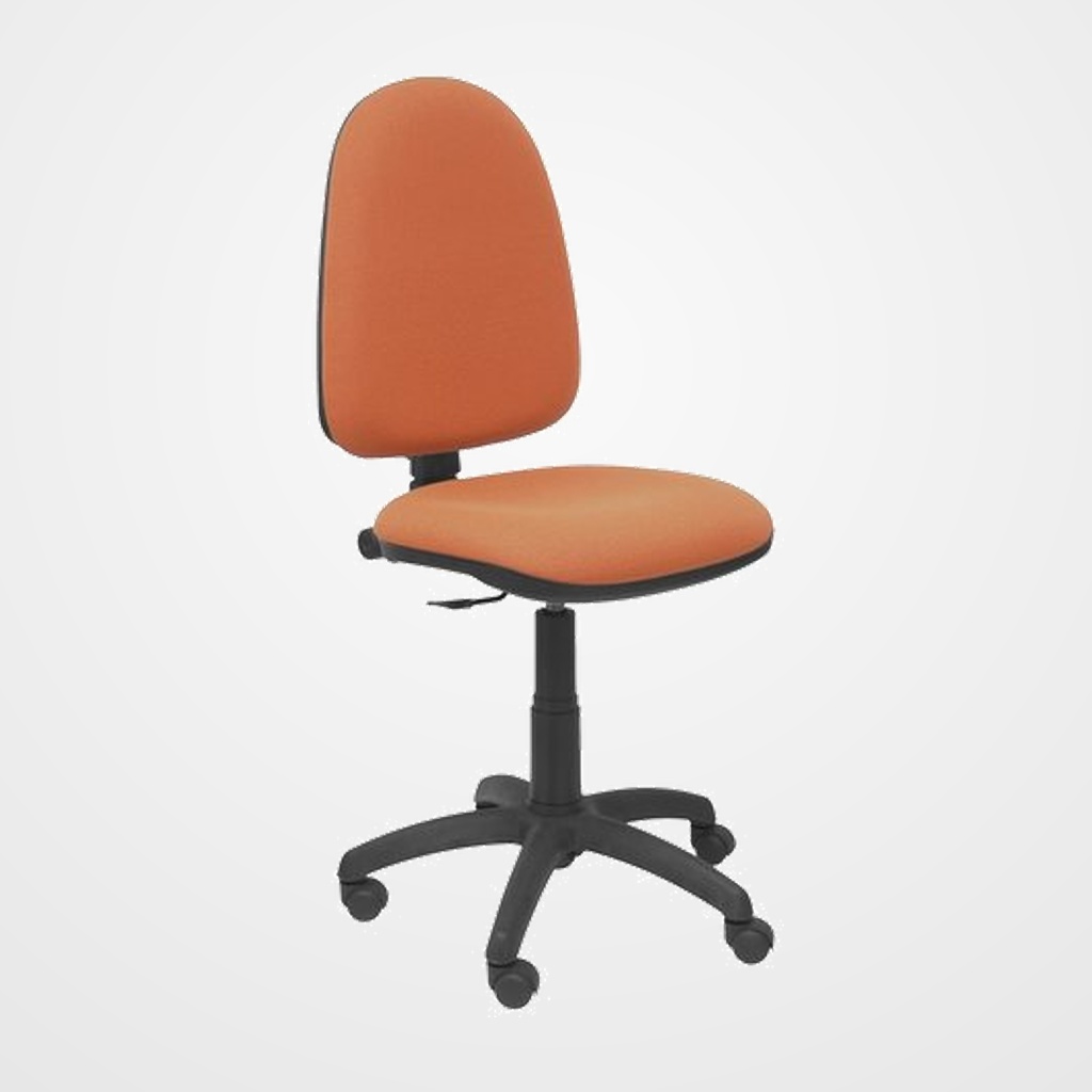 SILLA PIQUERAS Y CRESPO AYNA MECANISMO CONTACTO PERMANENTE CON REGULACION DE PROFUNDIDAD ASIENTO Y RESPALDO TAPIZADO BALI MARRON