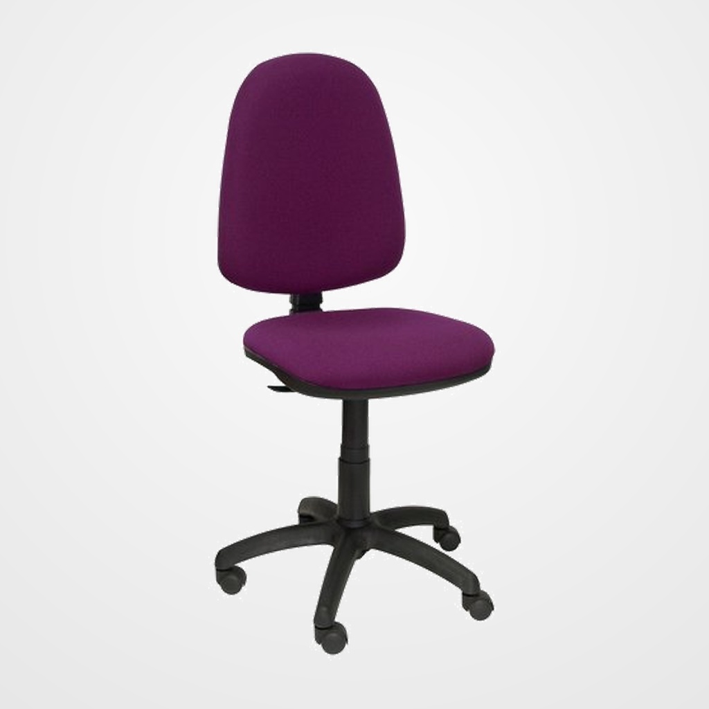 SILLA PIQUERAS Y CRESPO AYNA MECANISMO CONTACTO PERMANENTE CON REGULACION DE PROFUNDIDAD ASIENTO Y RESPALDO TAPIZADO BALI MORADO