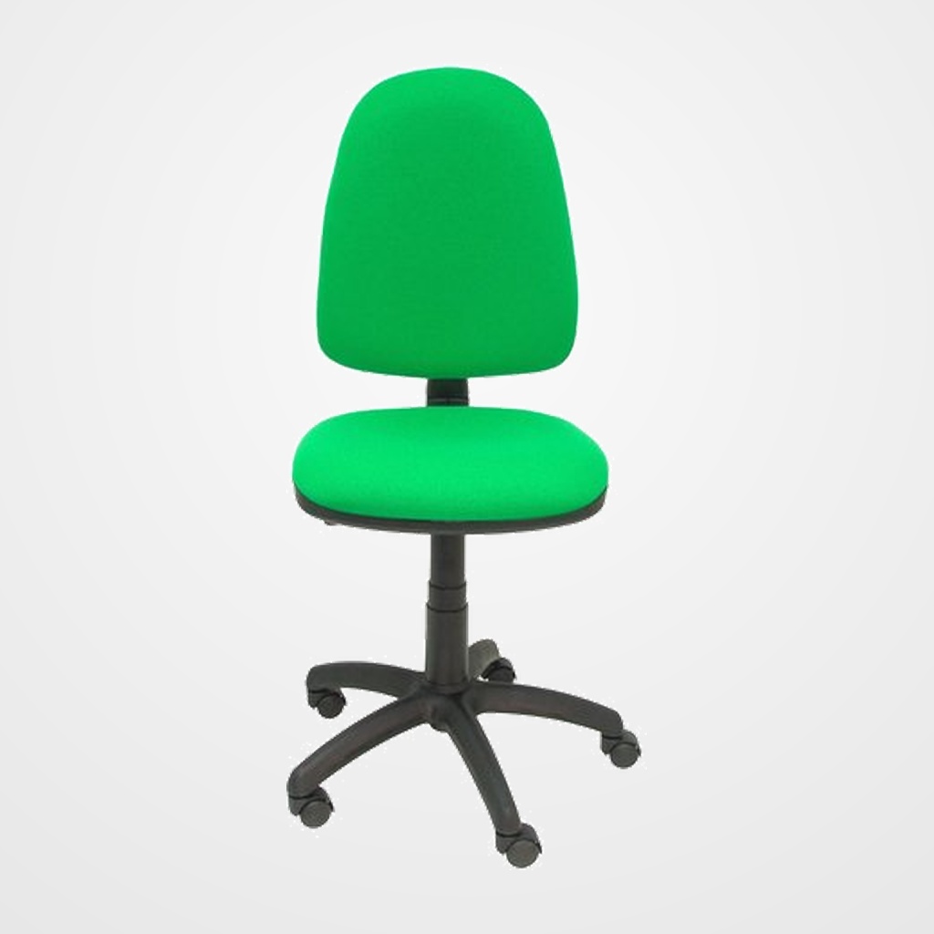 SILLA PIQUERAS Y CRESPO AYNA MECANISMO CONTACTO PERMANENTE CON REGULACION DE PROFUNDIDAD ASIENTO Y RESPALDO TAPIZADO BALI VERDE