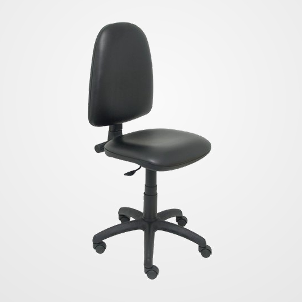 SILLA PIQUERAS Y CRESPO AYNA MECANISMO CONTACTO PERMANENTE REGULACION DE PROFUNDIDAD ASIENTO Y RESPALDO TAPIZADO SIMILPIEL NEGRO