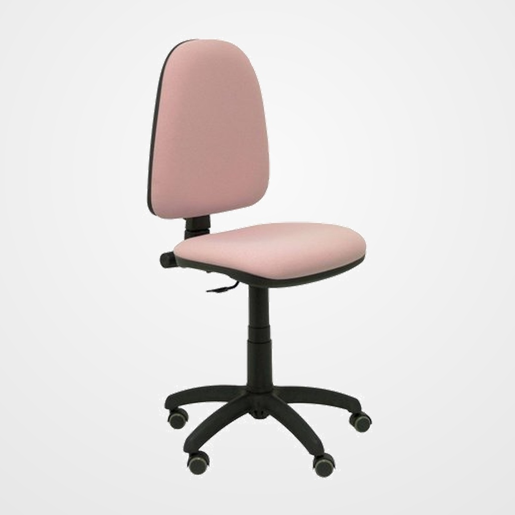 SILLA PIQUERAS Y CRESPO AYNA MECANISMO CONTACTO PERMANENTE RUEDAS de PARQUET ASIENTO Y RESPALDO TAPIZADO BALI ROSA PALIDO