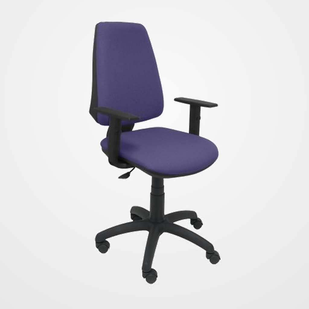 SILLA PIQUERAS Y CRESPO ELCHE CP BRAZOS REGULABLES MECANISMO CONTACTO PERMANENTE REGULACION DE PROFUNDIDAD ASIENTO Y RESPALDO TAPIZADO BALI AZUL CLARO