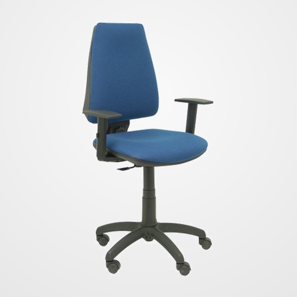 SILLA PIQUERAS Y CRESPO ELCHE CP BRAZOS REGULABLES MECANISMO CONTACTO PERMANENTE REGULACION DE PROFUNDIDAD ASIENTO Y RESPALDO TAPIZADO BALI AZUL MARINO