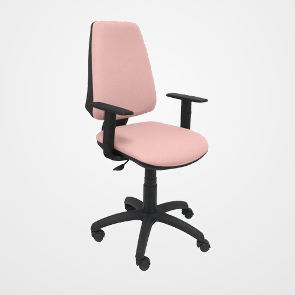 SILLA PIQUERAS Y CRESPO ELCHE CP BRAZOS REGULABLES MECANISMO CONTACTO PERMANENTE REGULACION DE PROFUNDIDAD ASIENTO Y RESPALDO TAPIZADO BALI ROSA PALIDO
