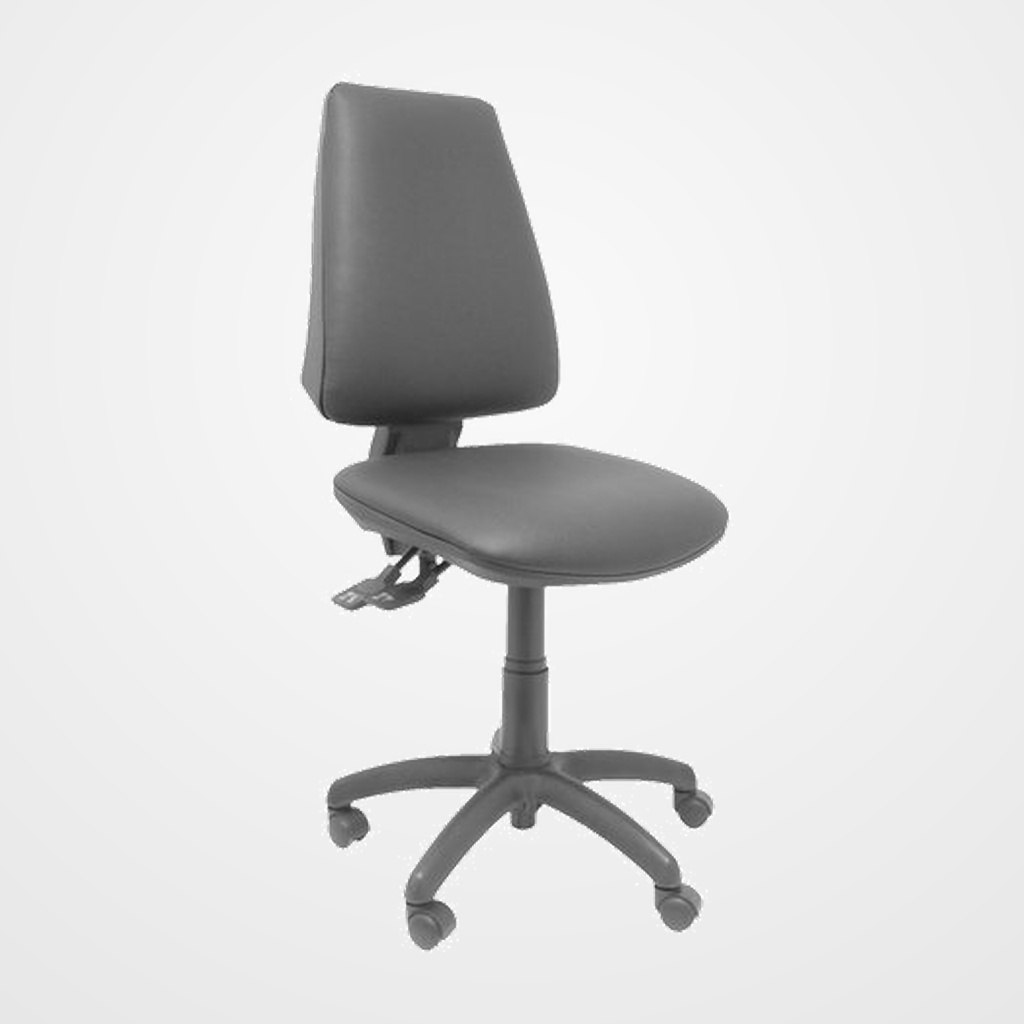 SILLA PIQUERAS Y CRESPO ELCHE CP MECANISMO CONTACTO PERMANENTE CON REGULACION DE PROFUNDIDAD ASIENTO Y RESPALDO TAPIZADO SIMILPIEL NEGRO