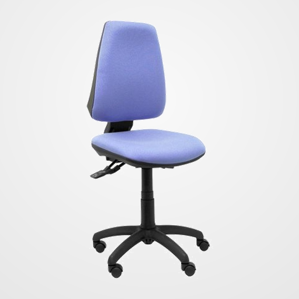 SILLA PIQUERAS Y CRESPO ELCHE S MECANISMO SINCRO de DOBLE MANETA GRAN CONFORTABILIDAD REGULABLE EN ALTURA RUEDAS de NYLON ASIENTO Y RESPALDO TAPIZADO BALI AZUL CLARO